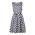Fit & Flare geo print Dress