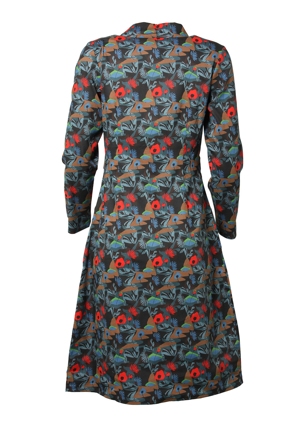 Circus Abstract print shirt dress in Multi for Women | Womens ...